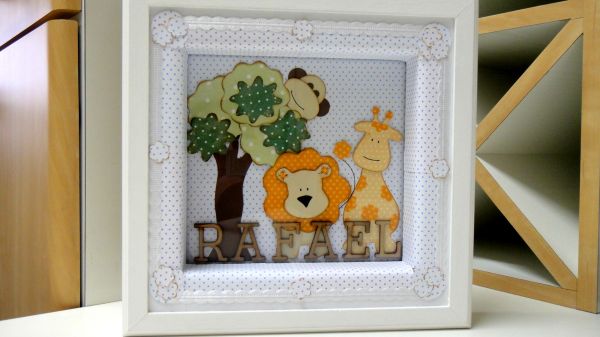 Quadrinho Personalizado em Scrapbook